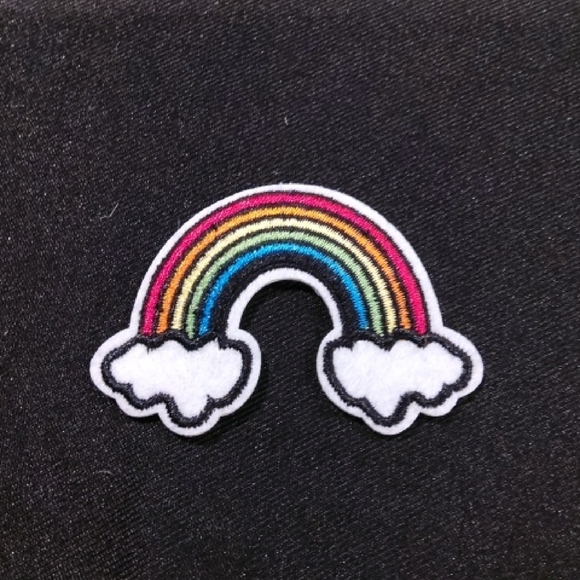 Rainbow Patch with Clouds - Buying This Will Save Me And My Family - Picture 1 of 1